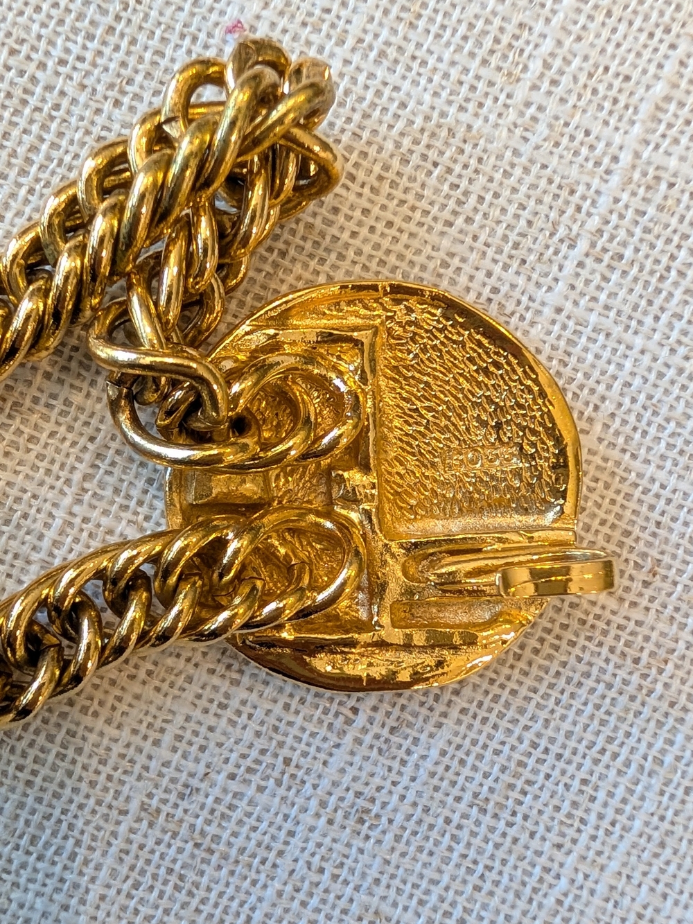 Chanel 31 Rue Cambon Paris Double Chain Logo Belt Necklace - Gold - Picture 5 of 6